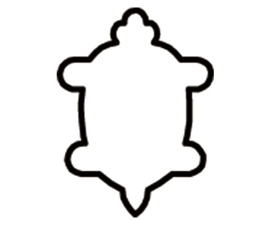 アズワン 生抜 極小 亀 1個(ご注文単位1個)【直送品】