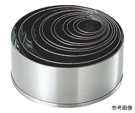 アズワン 18-8パテ抜 丸No.5  1個（ご注文単位1個）【直送品】