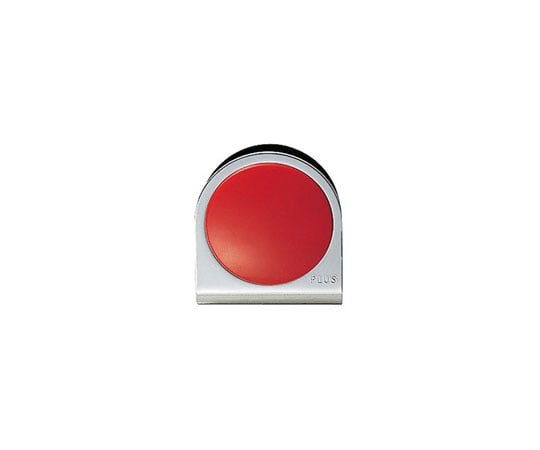 プラス カラーマグネット クリップ 小 レッド RD 1個(ご注文単位1個)【直送品】
