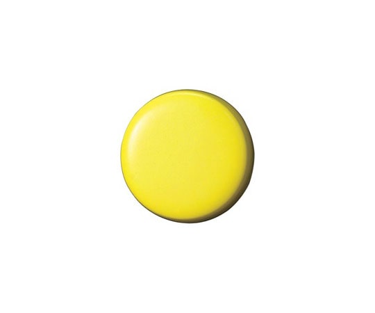 スマートバリュー 両面強力カラーマグネット 18mm 黄 1箱(10個入) B270J-Y 1箱(ご注文単位1箱)【直送品】