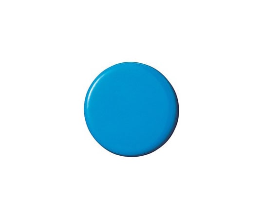 スマートバリュー 両面強力カラーマグネット 30mm 青 1箱(10個入) B271J-B 1箱(ご注文単位1箱)【直送品】