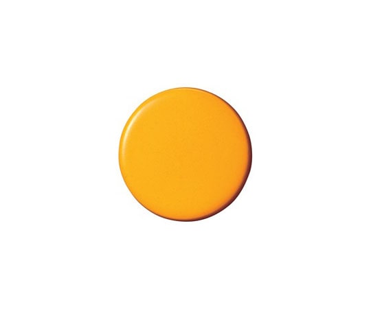 スマートバリュー 両面強力カラーマグネット 30mm 橙 1箱(10個入) B271J-O 1箱(ご注文単位1箱)【直送品】