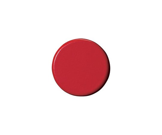 スマートバリュー 強力カラーマグネット 塗装 25mm 赤 1箱(10個入) B273J-R 1箱(ご注文単位1箱)【直送品】
