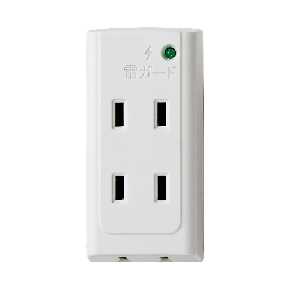 >ELPA サージ付フロントタップ A-350SB(W) 1個(ご注文単位1個)【直送品】