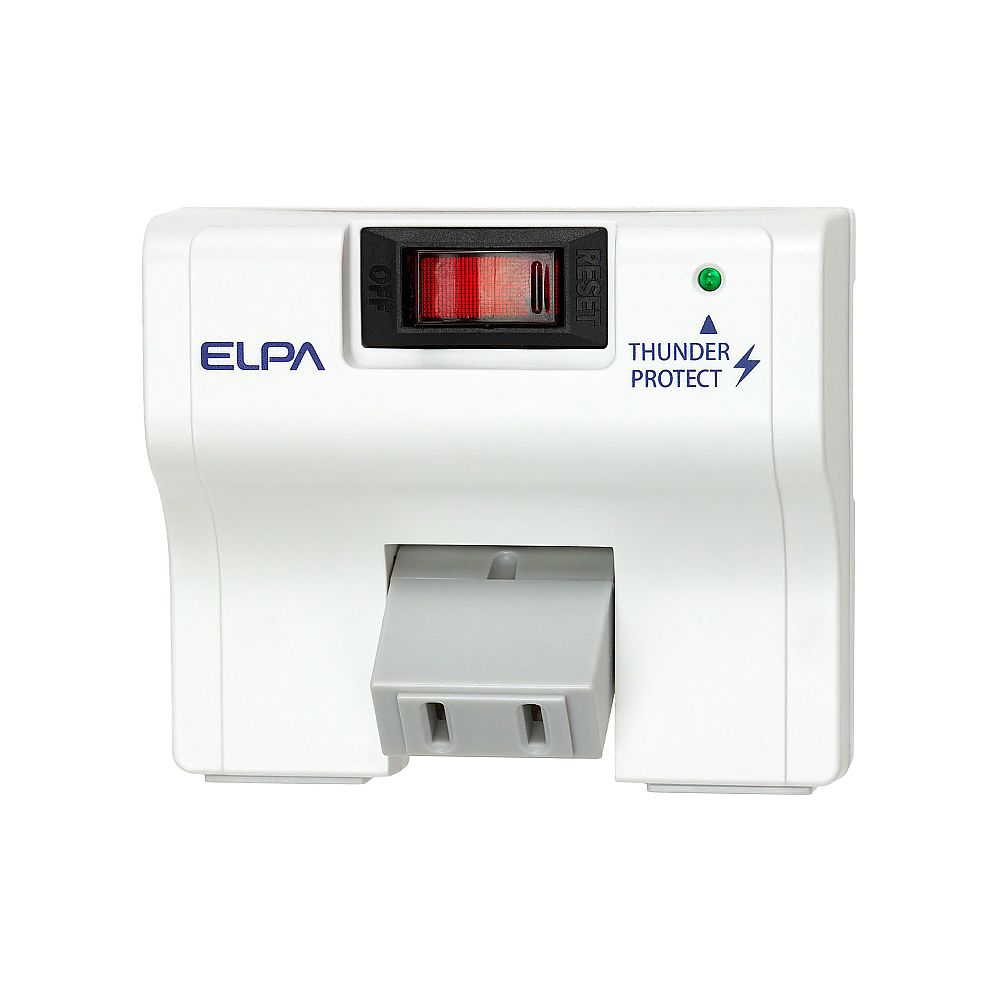 ELPA サージ付集中SW 3Pタップ A-S400B(W) 1個(ご注文単位1個)【直送品】