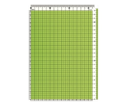 共栄プラスチック カラー方眼下敷 B5 グリーン CPK-B5-G 1枚(ご注文単位1枚)【直送品】