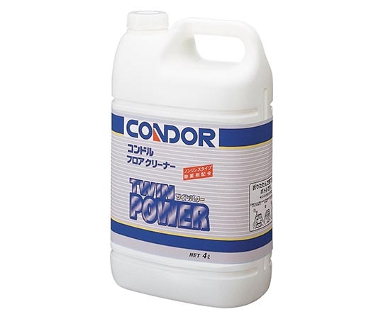山崎産業(コンドル) フロアクリーナー「ツインパワー」4L C301-04LX-MB 1個(ご注文単位1個)【直送品】