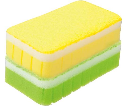 アイセン 泡立つスポンジ ソフト 2個パック 4901105015837 1パック(ご注文単位1パック)【直送品】