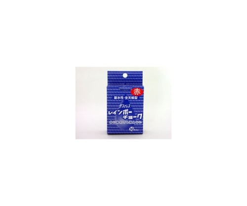 日本理化学工業 レインボーチョーク 赤 RAC-10-R 1箱(ご注文単位1箱)【直送品】