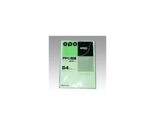 文運堂 ファインカラーPPC B4 グリーン カラー346 1パック(ご注文単位1パック)【直送品】