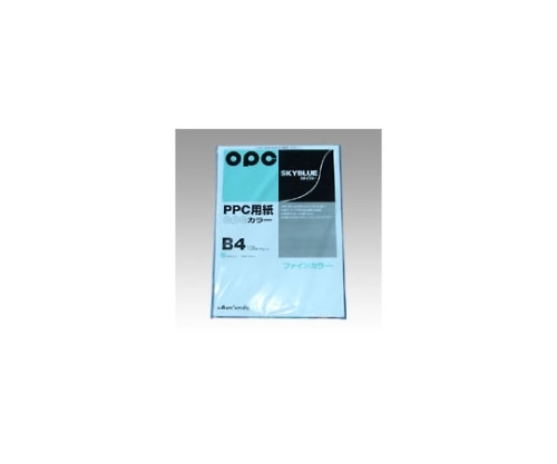 文運堂 ファインカラーPPC B4 スカイブルー カラー347 1パック(ご注文単位1パック)【直送品】