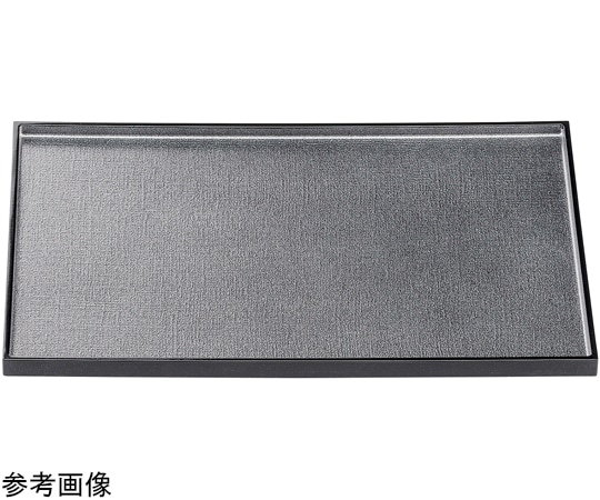 福井クラフト 尺2 平成長手布目盆 銀梨地天横黒SL 17414370 1個（ご注文単位1個）【直送品】
