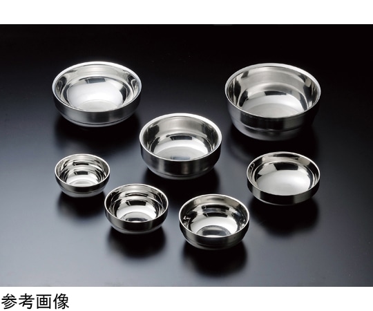 福井クラフト 18cm 浅型ステンレス冷麺鉢 92986930 1個（ご注文単位1個）【直送品】
