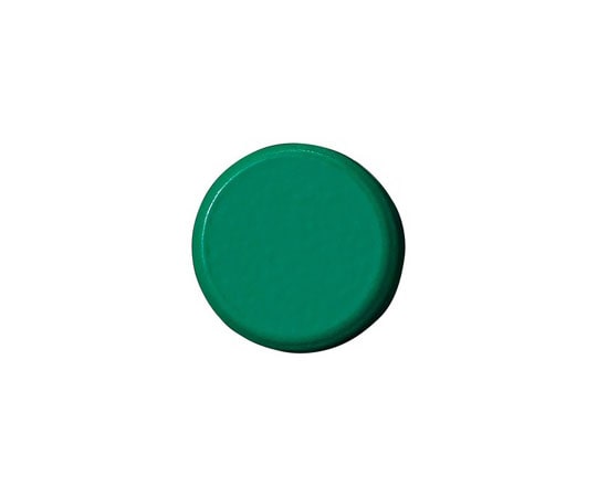 スマートバリュー 強力カラーマグネット 塗装 18mm 緑 1箱(10個入) B272J-G 1箱(ご注文単位1箱)【直送品】