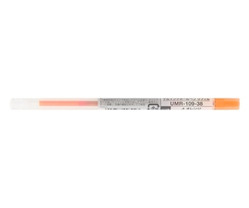 三菱鉛筆 スタイルフィット ゲルインクボールペン リフィル 0.38mm オレンジ UMR-109-38.4 1本(ご注文単位1本)【直送品】
