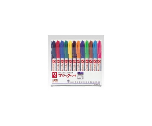 寺西化学 マジックインキ<極細>No.700 極細・丸芯 12色セット 1セット(12本入) M700C-12 1セット(ご注文単位1セット)【直送品】