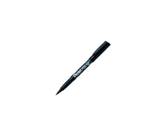 ぺんてる ぺんてるペン 細字 丸芯 黒 10本 ENMS50-A 1箱(ご注文単位1箱)【直送品】