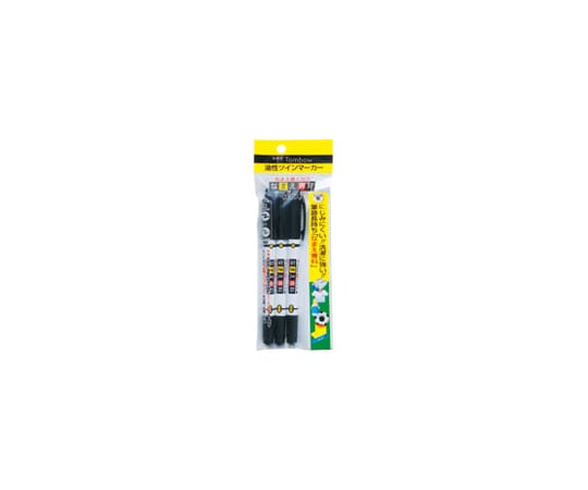 トンボ鉛筆 なまえ専科 黒 3本 MCA-310 1個(ご注文単位1個)【直送品】