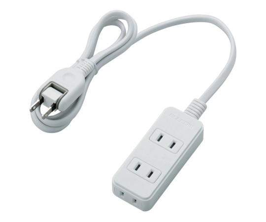 エレコム 電源タップ(雷ガード付き) T-KS02-2310WH 1個(ご注文単位1個)【直送品】