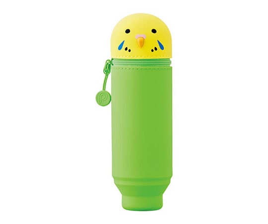 LIHITLAB SMART FIT PuniLabo(プニラボ) スタンドペンケース(セキセイインコ) A7712-9 1個(ご注文単位1個)【直送品】