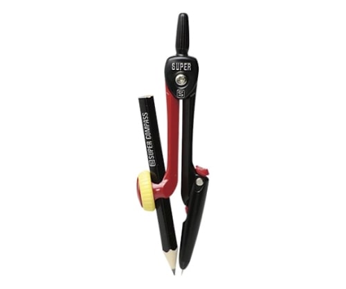 ソニック スーパーコンパス はりinパス 赤 SK-654-R 1個(ご注文単位1個)【直送品】