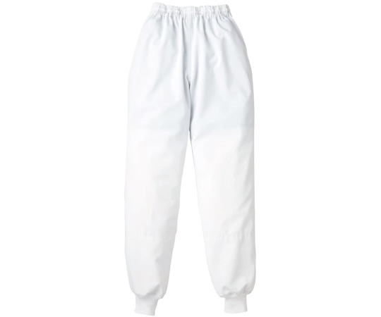 KAZEN レディスパンツ 白 LL 843-40 LL 1枚（ご注文単位1枚）【直送品】