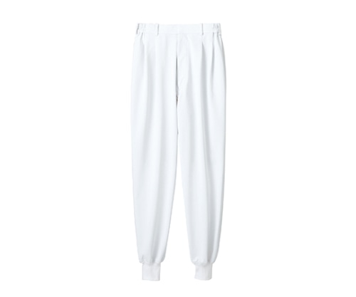 住商モンブラン パンツ 男女兼用 白 裾フライス 7-451 5L 1枚（ご注文単位1枚）【直送品】