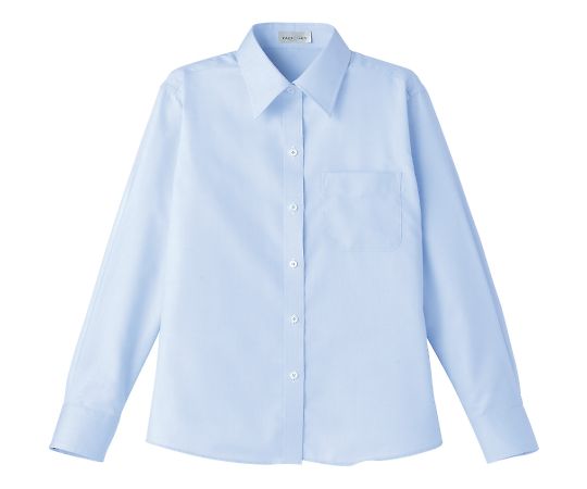 FACE 吸汗速乾長袖ブラウス ブルー 15G FB4012L-7 15G 1枚(ご注文単位1枚)【直送品】