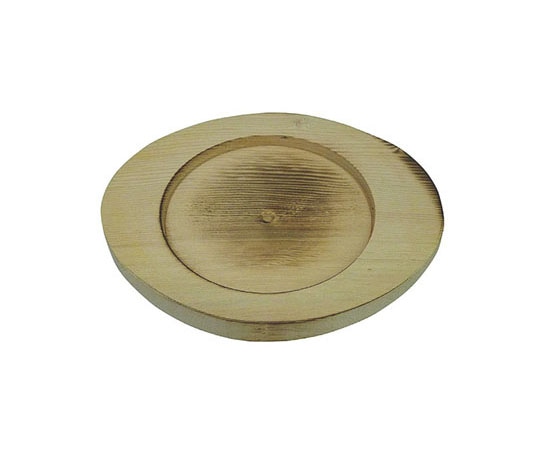 カンダ 木製受け皿(焼目) 16cm用 MU-01 303060 1個（ご注文単位1個）【直送品】