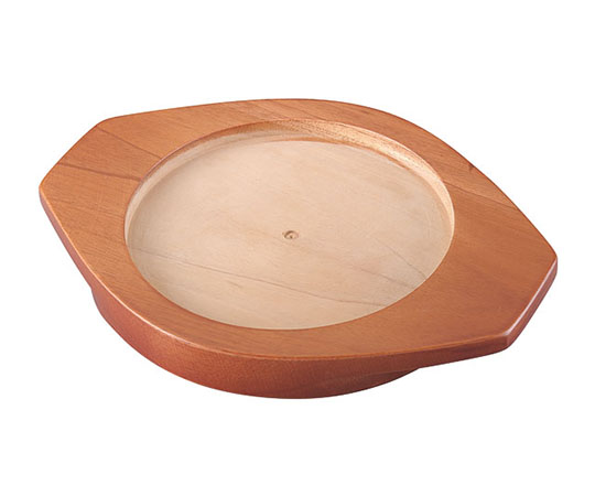 カンダ 石鍋用敷台 木製 中・小兼用 (18.15cm用) 453280 1個（ご注文単位1個）【直送品】