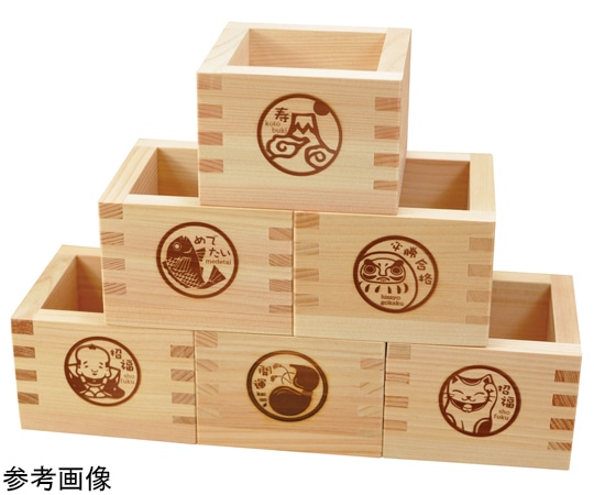 ヤマコー ひのき 縁起桝 開運瓢箪 83837 1個(ご注文単位1個)【直送品】