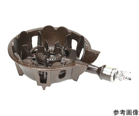 タチバナ製作所 鋳物コンロ(LPガス)パイロット(種火付)一重小 355×230×90mm TS-510P 一重・小 パイロット(種火付) 1個（ご注文単位1個）【直送品】