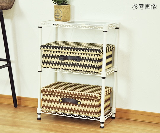 エイ・アイ・エス スチールラック ホワイト NS-7535WH 1台（ご注文単位1台）【直送品】
