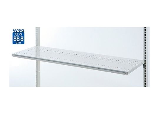 ストア・エキスプレス スチール棚セット溝ありタイプ W90cmタイプ D40cm 61-35-3-4 1セット（ご注文単位1セット）【直送品】