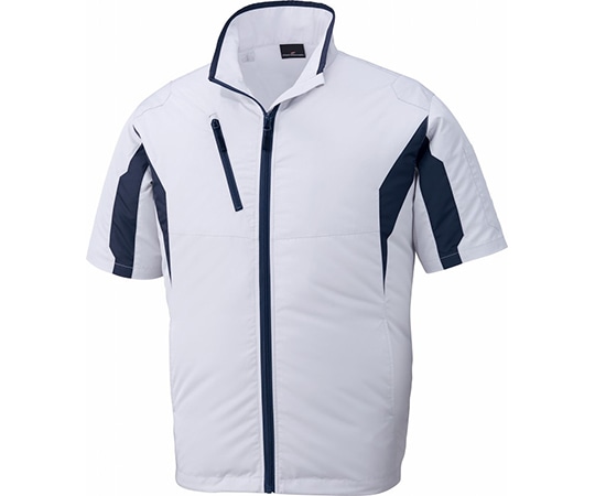 自重堂 空調服半袖ジャケット シルバー 5L 87070 1枚(ご注文単位1枚)【直送品】