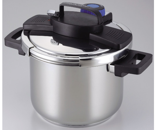 パール金属 3層底ワンタッチレバー圧力鍋 5.5L H-5389 1個(ご注文単位1個)【直送品】