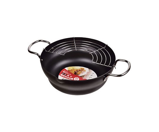 パール金属 揚げクック 鉄製段付両手天ぷら鍋 25cm HB-1375 1個（ご注文単位1個）【直送品】