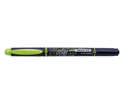 トンボ鉛筆 蛍光ペン 蛍コート 細字0.8/太字3.8mm (インク色:黄緑) WA-TC92 1本(ご注文単位1本)【直送品】