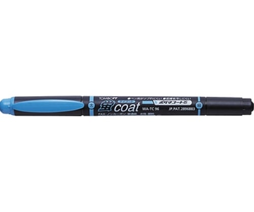 トンボ鉛筆 蛍光ペン 蛍コート 細字0.8/太字3.8mm (インク色:空) WA-TC96 1本(ご注文単位1本)【直送品】