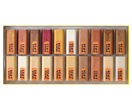 BESCO ハードワックス-ジェイ フラッシュクリアセット (20色) 1セット(ご注文単位1セット)【直送品】