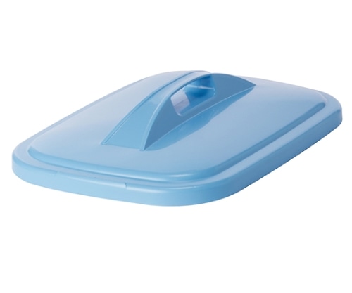 テラモト GK容器 角 蓋 ブルー 50型 DS-457-250-3 1個(ご注文単位1個)【直送品】