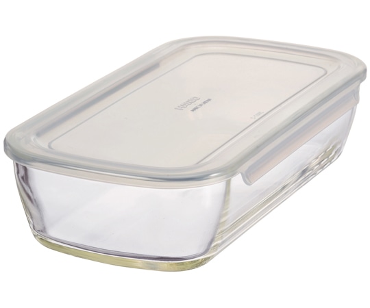 HARIO 耐熱ガラス製保存容器・角 900mL 12個セット KSTL-90-TW 1箱(ご注文単位1箱)【直送品】