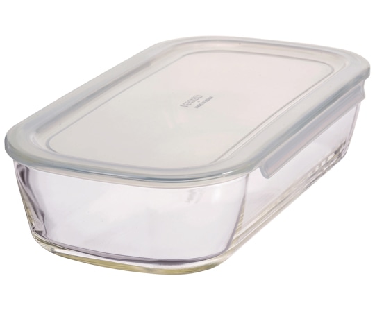 HARIO 耐熱ガラス製保存容器・角 1400mL 12個セット KSTL-140-TW 1箱(ご注文単位1箱)【直送品】