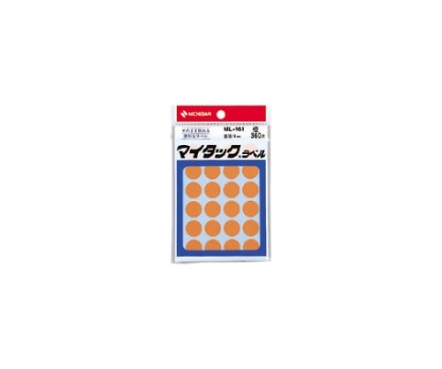 ニチバン カラーラベル 一般用 橙 ML-16113 1パック(ご注文単位1パック)【直送品】