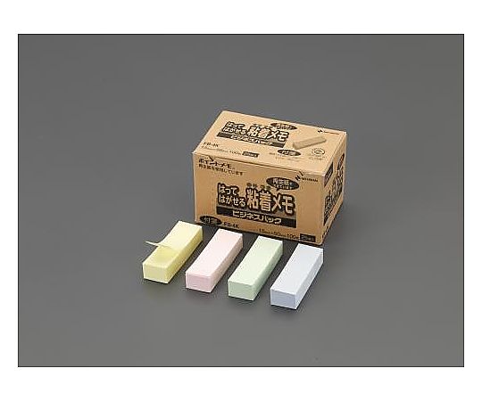 エスコ 15x50.0mm 粘着メモ(100枚x25本) EA762GA-40 1袋(ご注文単位1袋)【直送品】