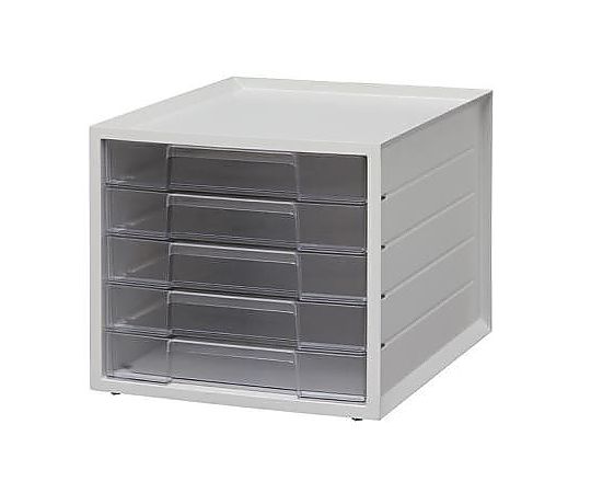 エスコ 276x335x 252mm/ 5段 レターケース EA954JA-71B 1個(ご注文単位1個)【直送品】