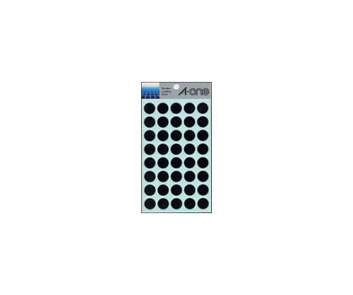 エーワン(A-ONE) カラーラベル 15mm径 黒 7029 1パック(ご注文単位1パック)【直送品】