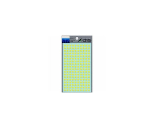 エーワン(A-ONE) カラーラベル 5mm径 黄 7064 1パック(ご注文単位1パック)【直送品】