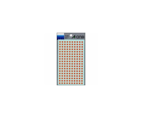 エーワン(A-ONE) カラーラベル 5mm径 橙 7065 1パック(ご注文単位1パック)【直送品】