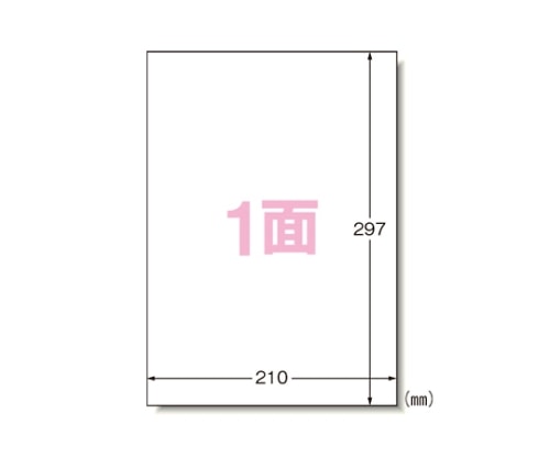 エーワン(A-ONE) PPC(コピー)ラベル A4 1面 20シート 28195 1パック(ご注文単位1パック)【直送品】